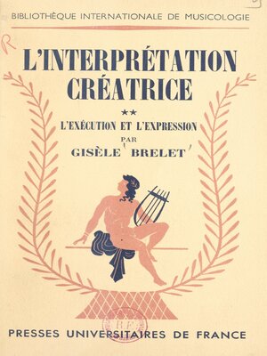 cover image of L'interprétation créatrice (2)